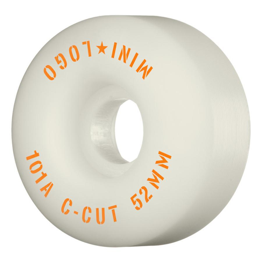 MINI LOGO C-CUT 52mm101a WHITE